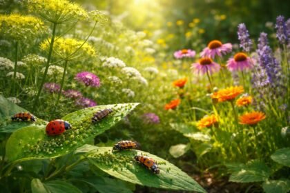 - Katicákat vonz a virágos kert, és csökkenti a levéltetvek számát természetes módon