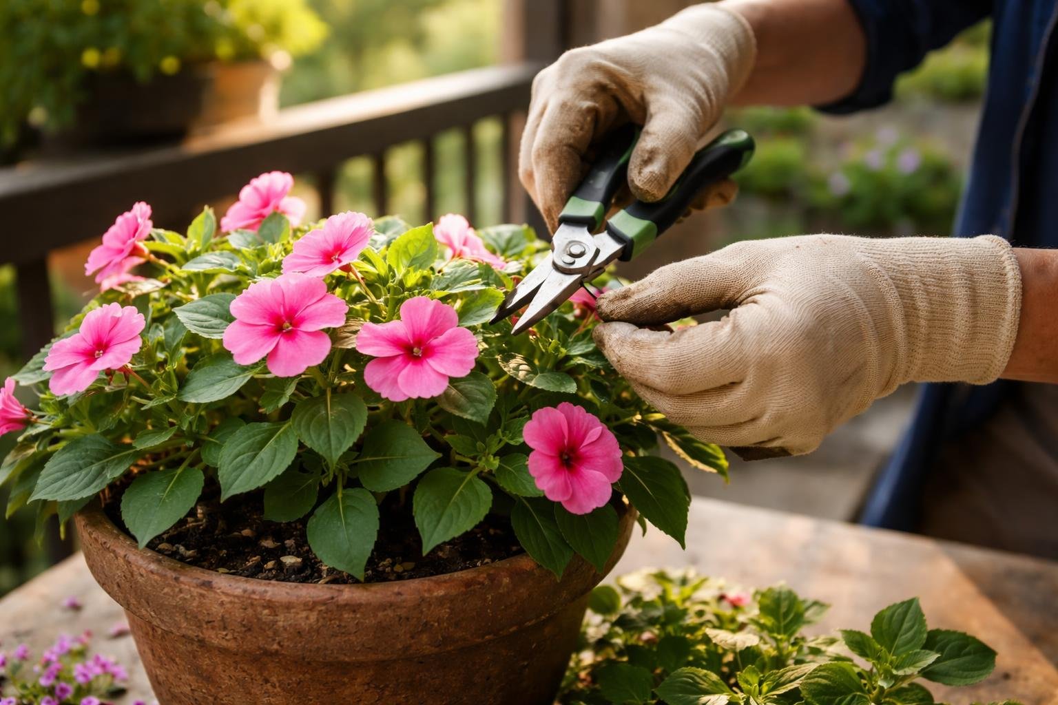 - Törpe nebáncsvirág: az árnyékban is virágzik, hosszú tartós szezonban, kiváló díszért.