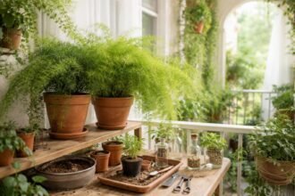 - A tűlevelű aszparágusz gyorsan szaporodik gyökérzetével, hajtásokkal és osztott gyökérdarabokkal.