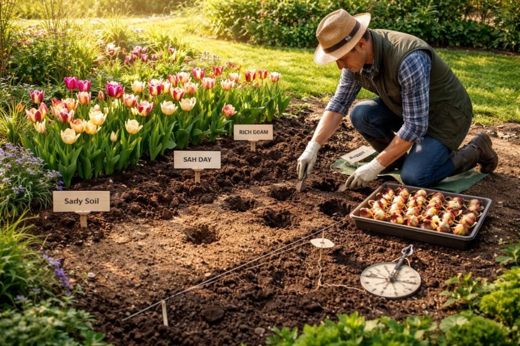 Ültetési idő, hely és talajigény kiválasztása