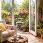 - Virágokkal az ablakban a fényérzet könnyen nő és otthonosabb a hangulat.