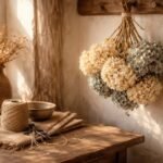 - Hortenziából szárított virágfejek hosszú élettartamúak, ha megfelelően levegőn száraz helyen szárítod.