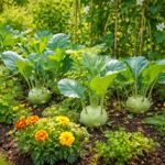 - Karalábé társításai csökkentik kártevők nyomását és javítják a talaj állapotát