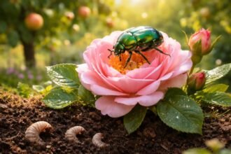 - Rózsabogár a kertben: fejlődési alakok szerint változik a kár és haszon.