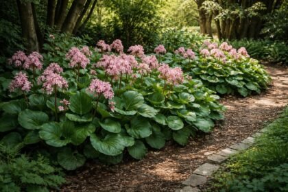 - Szívlevelű bőrlevél ellenálló évelő, télen is dekoratív marad, és könnyen gondozható.
