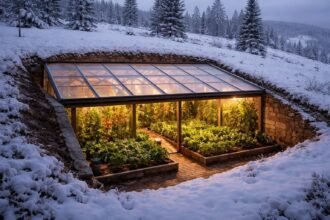 - Walipini: a talaj hőt tárolva egész télen megnyugtató mikroklímát ad