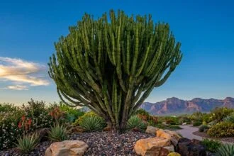 - Euphorbia ingens: óriás kutyatej mérgező tejnedvet bocsáthat ki; óvatos érintés szükséges.