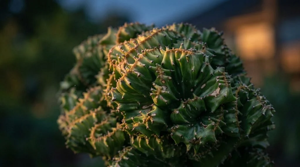 - Euphorbia lactea: irritáló tejnedv miatt óvatos, fény és öntözés fontos.