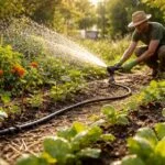 - Locsolás mélysége: a talajnedvesség dönti el, mikor és mennyit öntözünk.