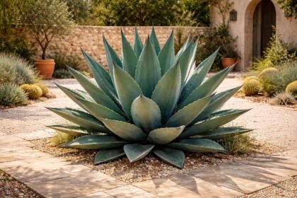 - Agave americana: impozáns dísznövény, erőteljes levélrózsával és figyelemfelkeltő egyedi méretekkel.