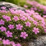 - Emerald Pink árlevelű lángvirág: alacsony, rózsaszín virágtenger a tavaszi kertekben, sziklakertbe.