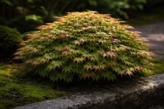 - Mikawa yatsubusa: egy törpe japán juhar, mely sűrű, párnás koronával nő.
