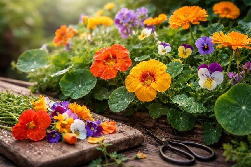 - Ehető virágokkal gazdagíthatod ételeid ízét, színét és aromáját a kertedből.