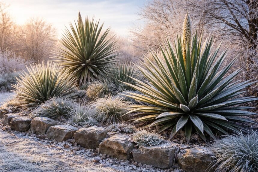 - Yucca pálma fagytűrés: sok fajta akár -15 °C-ig is kibírja.